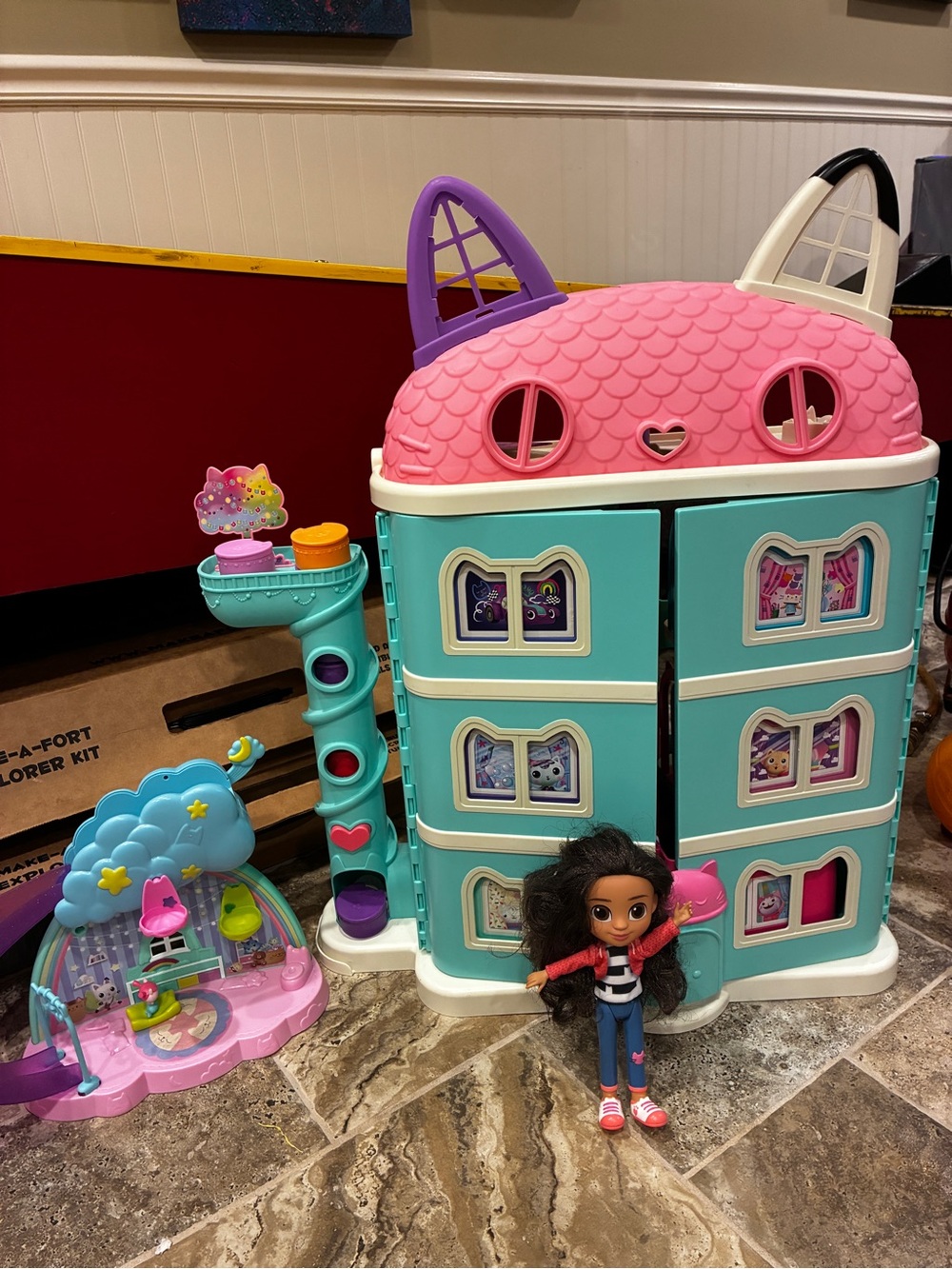 Gabby’s Dollhouse including all rooms and Accessories - Kids Toys